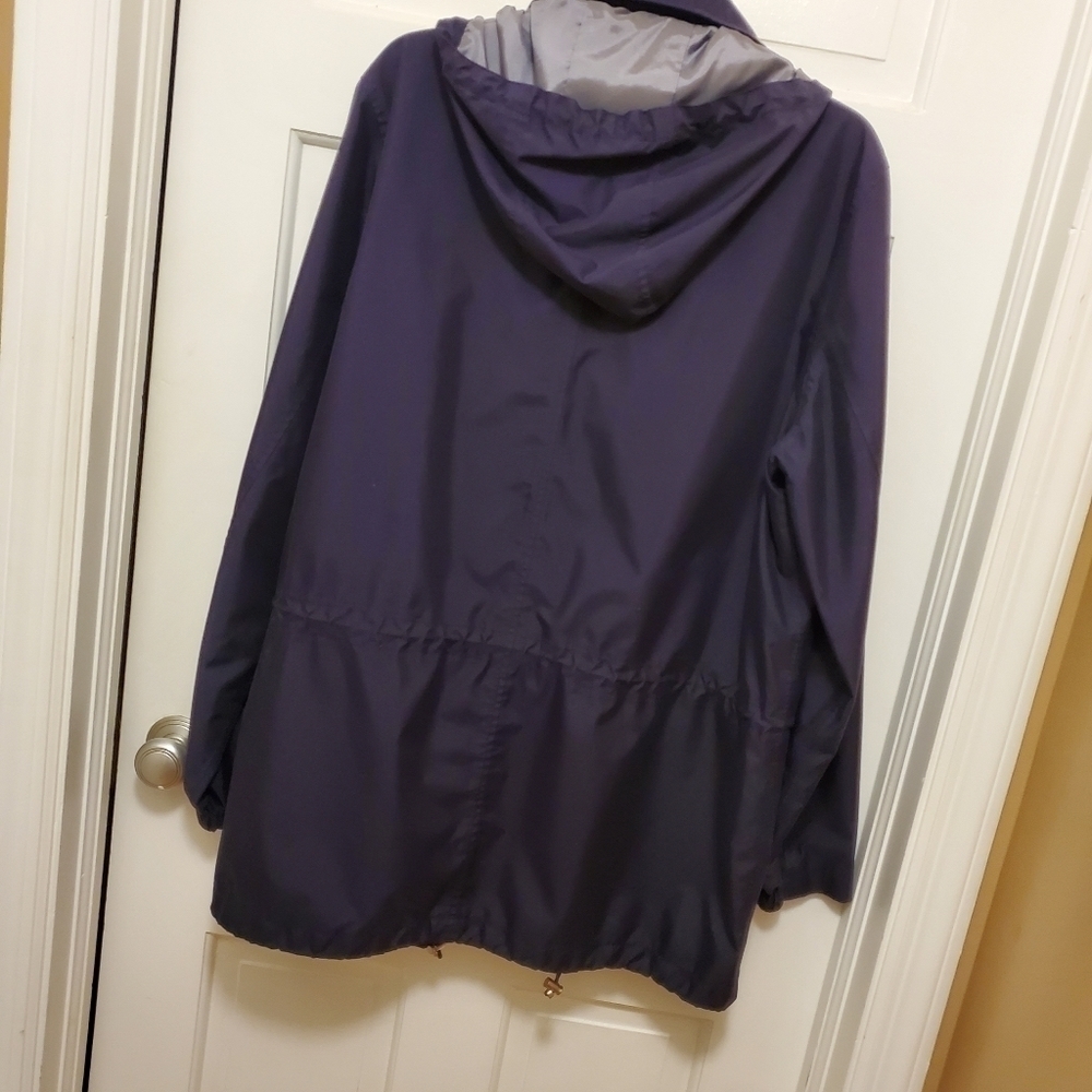 Lands End lightweight navy blue jacket - Suze Large - Picture 4 of 7